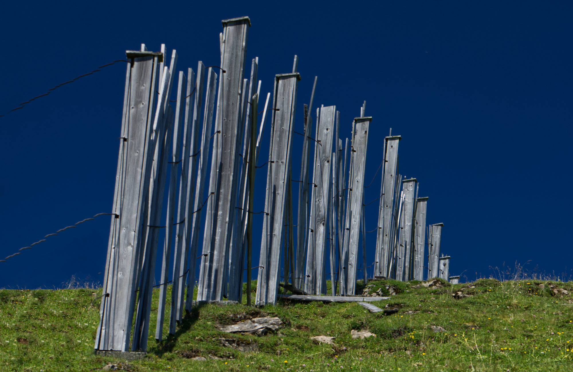 Zaun auf dem Kitzbühler Horn