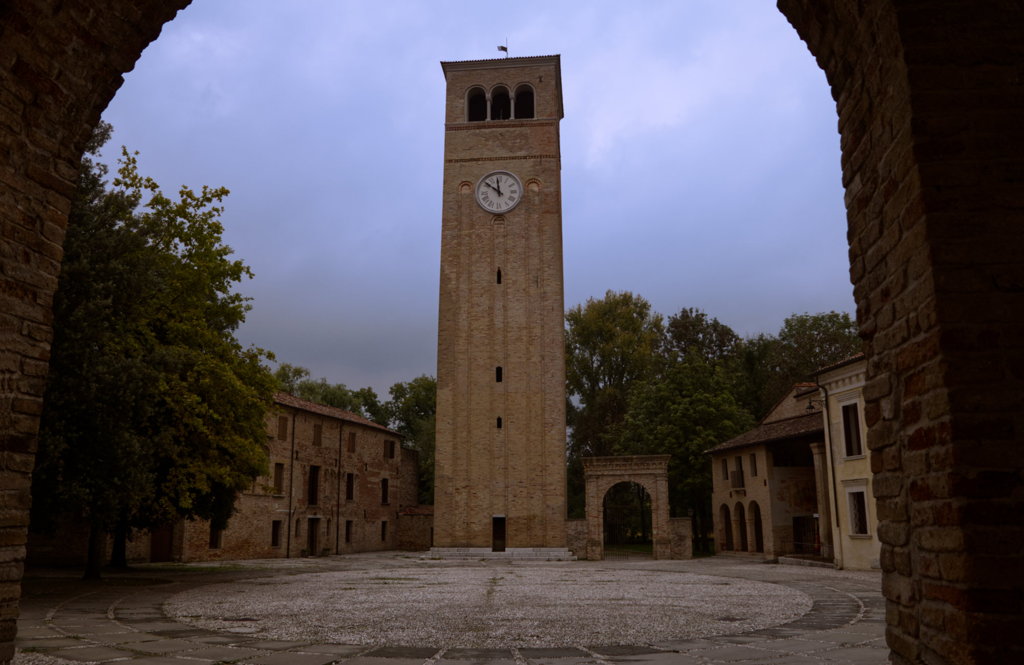 Kirchturm in Sesto al Reghena